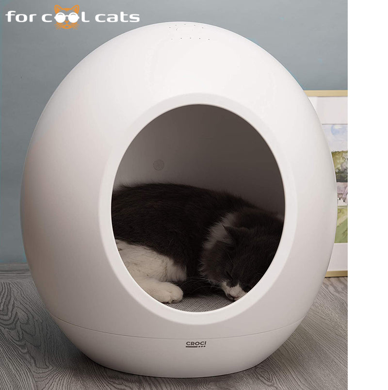 Laatste stromen buffet Kattenmand Domus met regelbare temperatuur wit 43x43x45,5cm – For Cool Cats