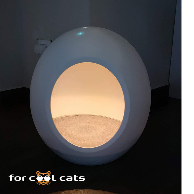 Kattenmand Domus met regelbare temperatuur wit 43x43x45,5cm